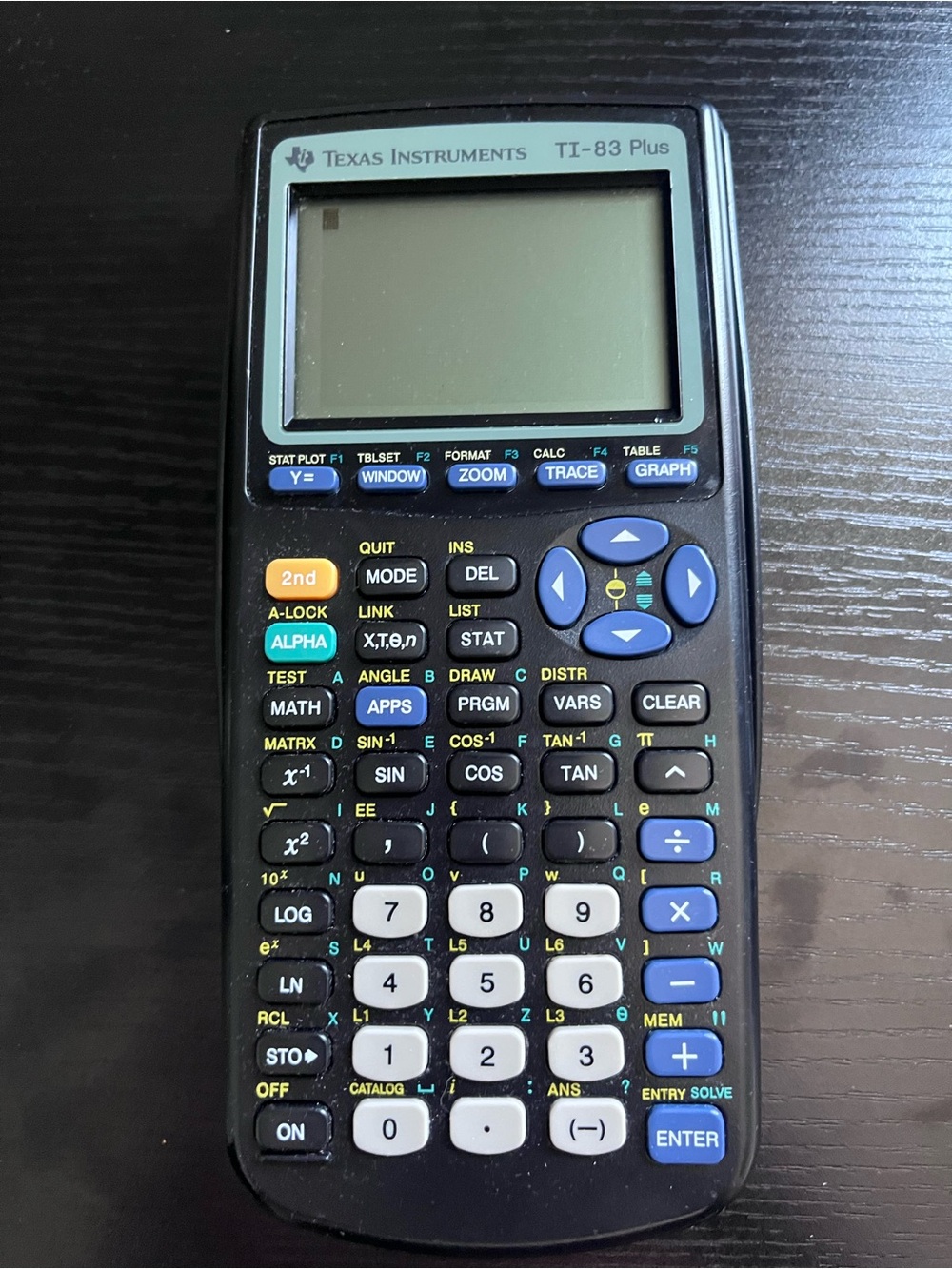 Texas Instruments TI-83 Plus Graphing Calculator - Black